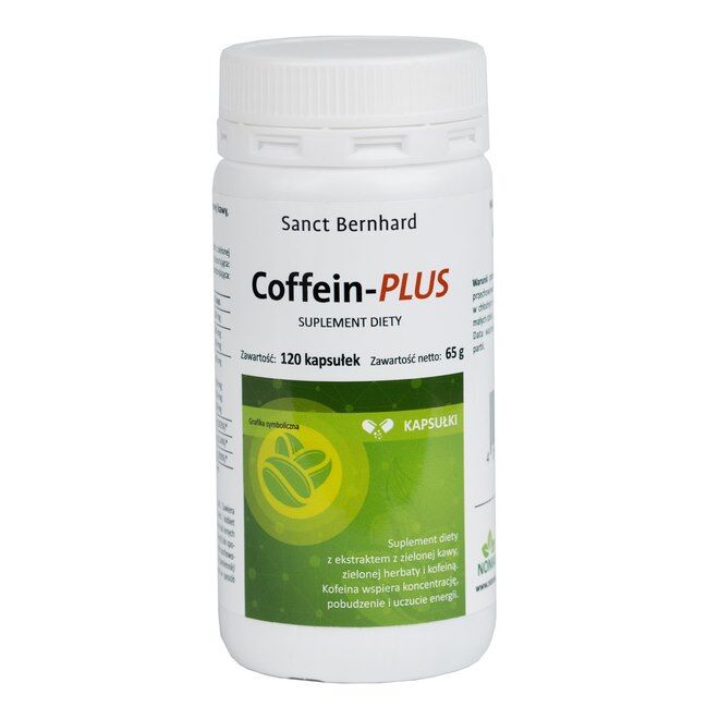 KRAUTERHAUS SANCT BERNHARD Coffein-PLUS (120 kapsul) - Viking Supplements