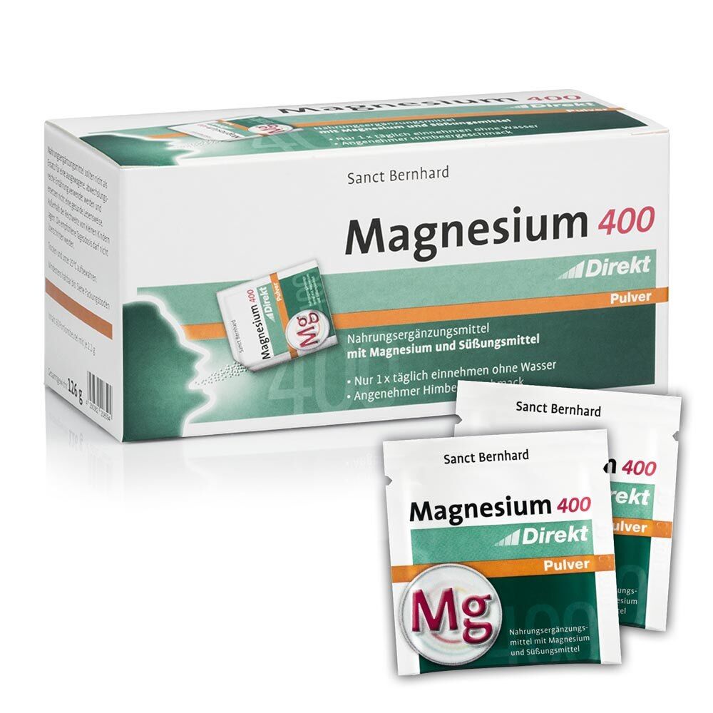 KRAUTERHAUS SANCT BERNHARD Magnezij 400 Direct v prahu (60 kosov) - Viking Supplements