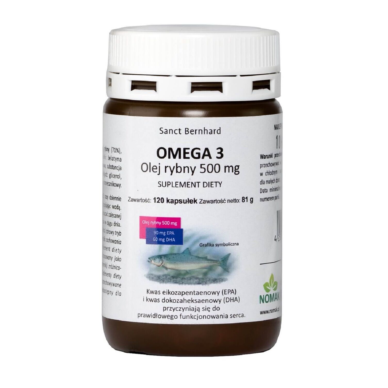 KRAUTERHAUS SANCT BERNHARD Kapsule z ribjim oljem Omega-3