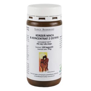 KRAUTERHAUS SANCT BERNHARD Ostrige Maca Active kapsule (120 kapsul) - Viking Supplements