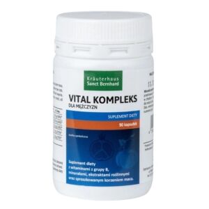 KRAUTERHAUS SANCT BERNHARD Vital Complex za moške (90 kapsul) - Viking Supplements