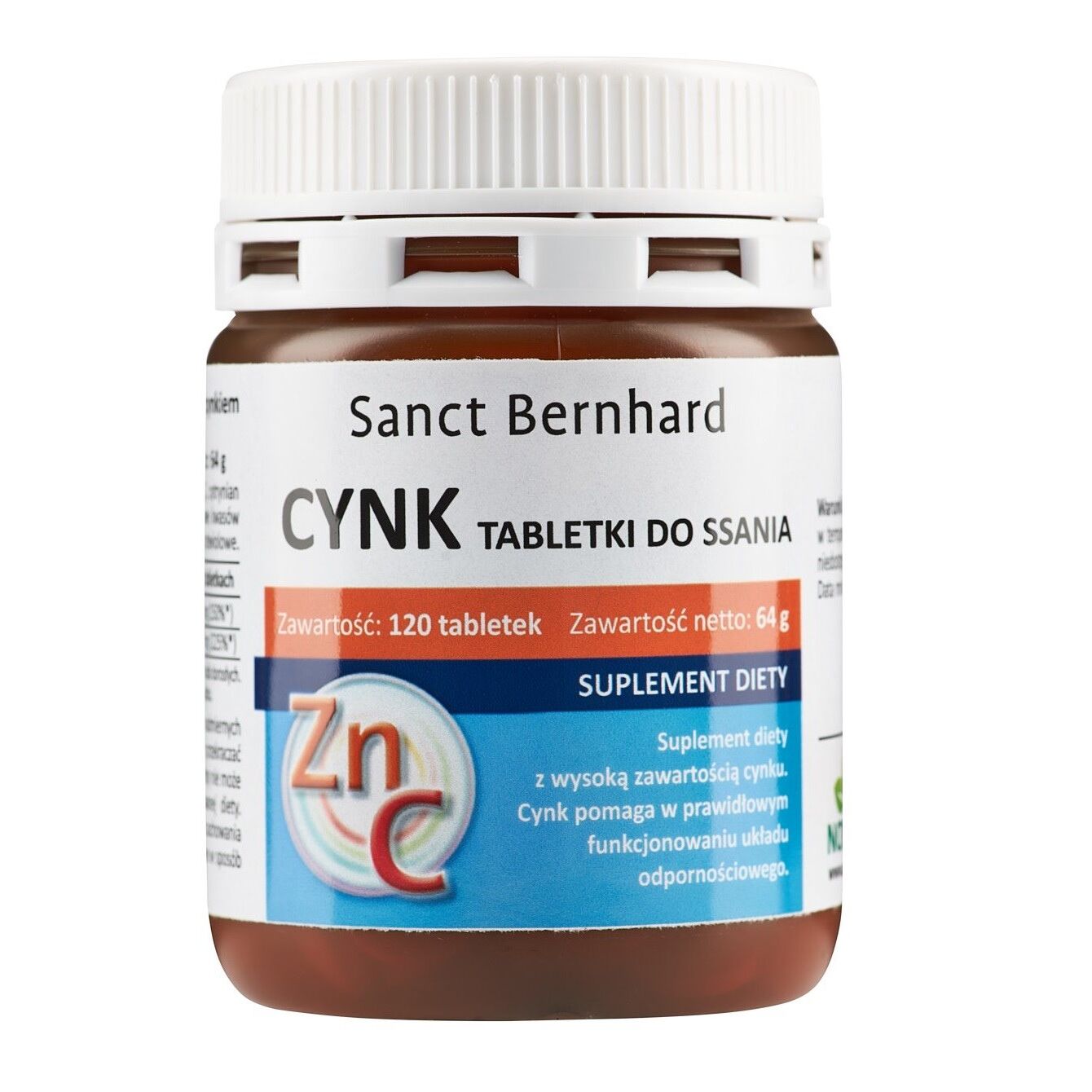 KRAUTERHAUS SANCT BERNHARD Pastile za krepitev imunskega sistema s cinkom (120 tablet) - Viking Supplements