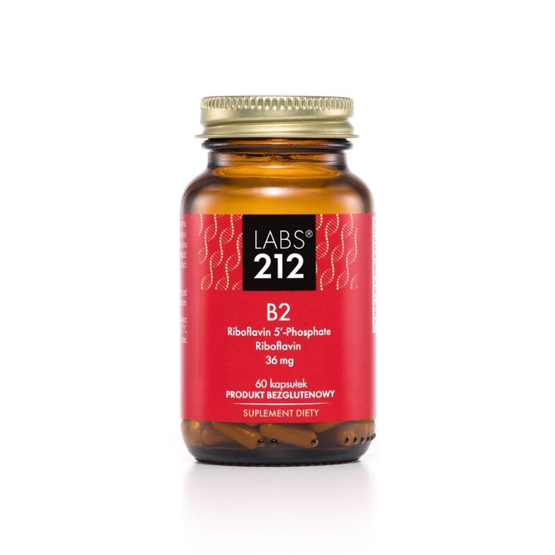 LABS212 Vitamin B2 riboflavin 5'-fosfat + riboflavin (60 kapsul) – Viking Supplements