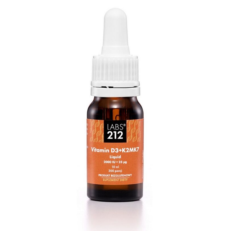 LABS212 Vitamin D3 + K2MK7 v tekoči obliki (10 ml / 0