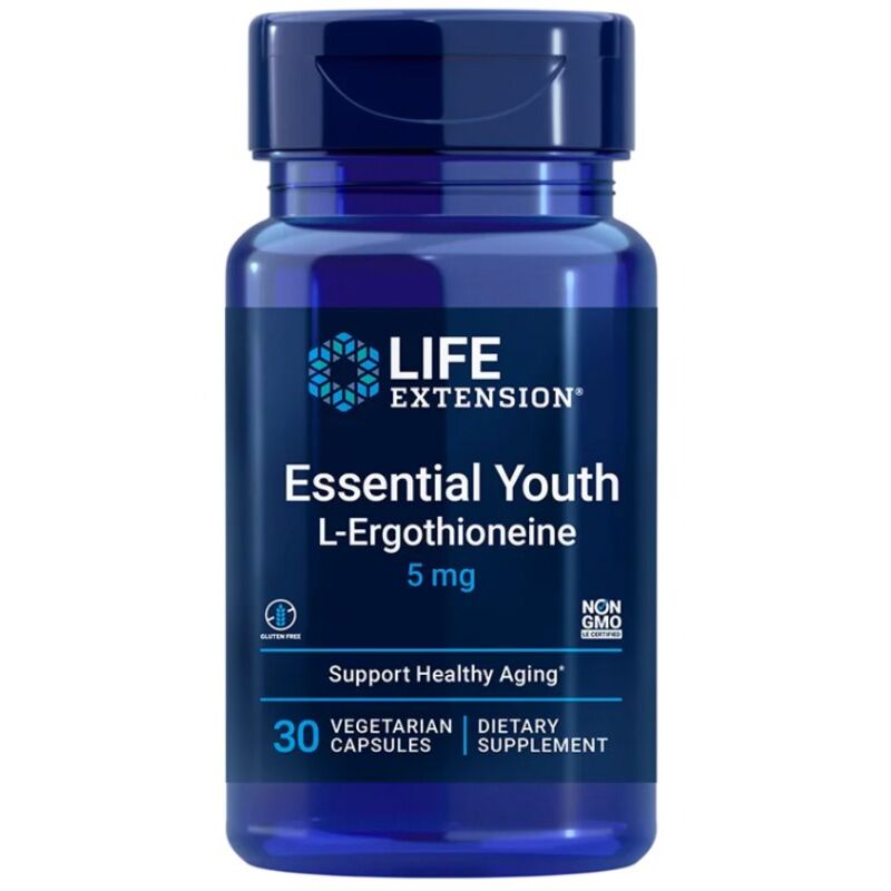 LIFE EXTENSION Essential Youth L-ergotionein (30 kapsul) - Viking Supplements