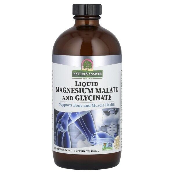 Tekoči magnezijev malat in glicinat – 480 ml – Viking Supplements