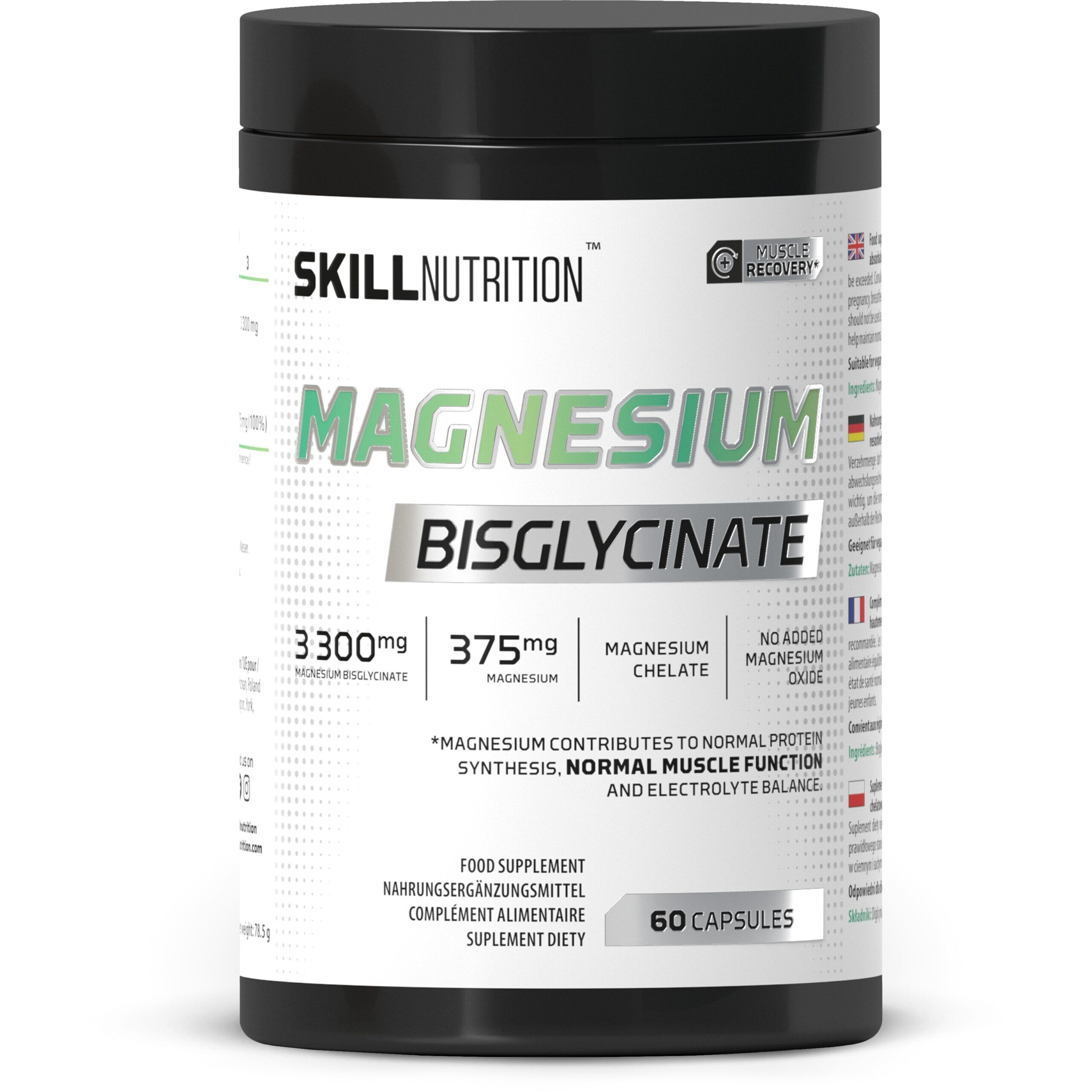Magnezijev bisglicinat – 60 kapsul – Viking Supplements