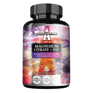 Magnezijev citrat + P5P – 200 kapsul – Viking Supplements