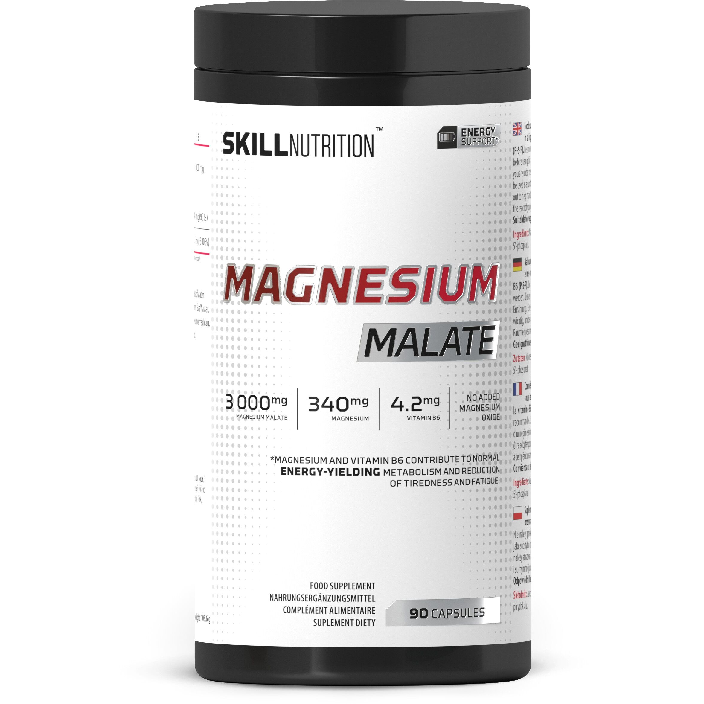 Magnezijev malat – 90 kapsul – Viking Supplements