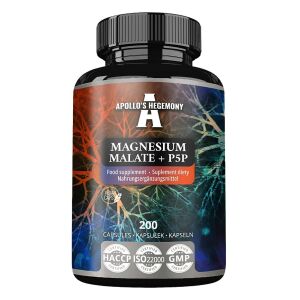 Magnezijev malat + P5P – 200 kapsul – Viking Supplements
