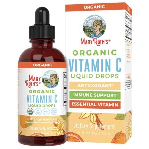 Mary Ruth's kapljice z vitaminom C, okus pomaranče in vanilije, 120 ml – Viking Supplements