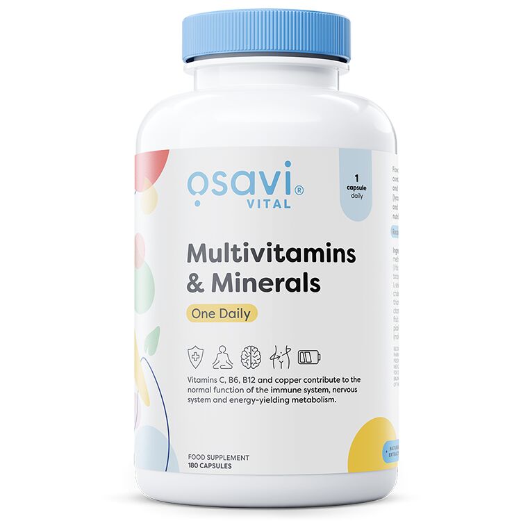 Multivitamini in minerali One Daily – 180 kapsul – Viking Supplements