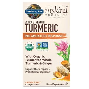Mykind Kurkuma z dodatno močjo – 60 veganskih tablet – Viking Supplements