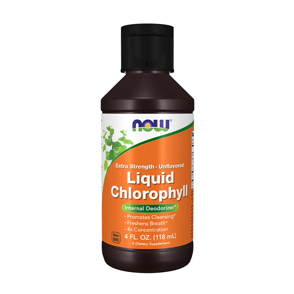 NOW Extra Strength tekoči klorofil (4 fl. oz.) - Viking Supplements