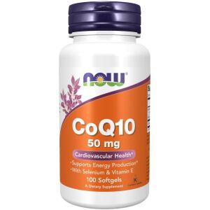 NOW FOODS CoQ10 50 mg (100 kapsul) - Viking Supplements