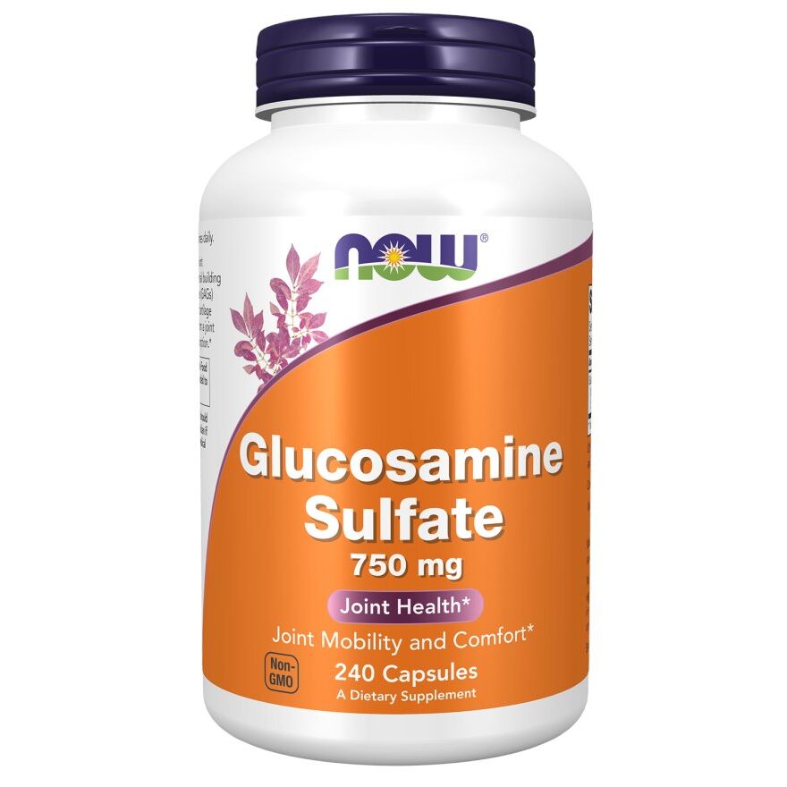 NOW FOODS Glukozamin sulfat 750 mg (240 kapsul) - Viking Supplements
