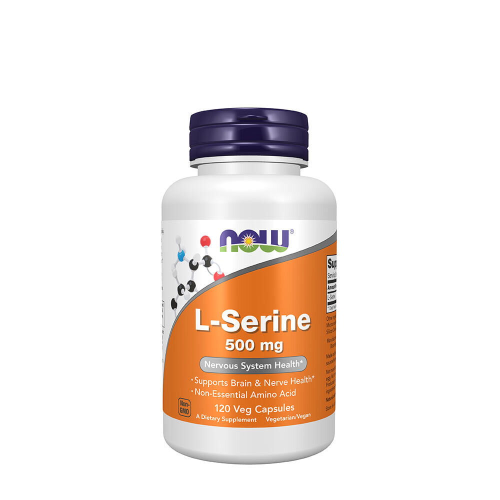 NOW L-serin 500 mg (120 kapsul) – Viking Supplements