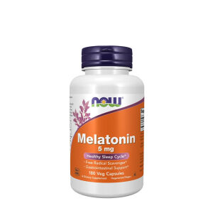 NOW Melatonin 5 mg (180 rastlinskih kapsul) - Viking Supplements