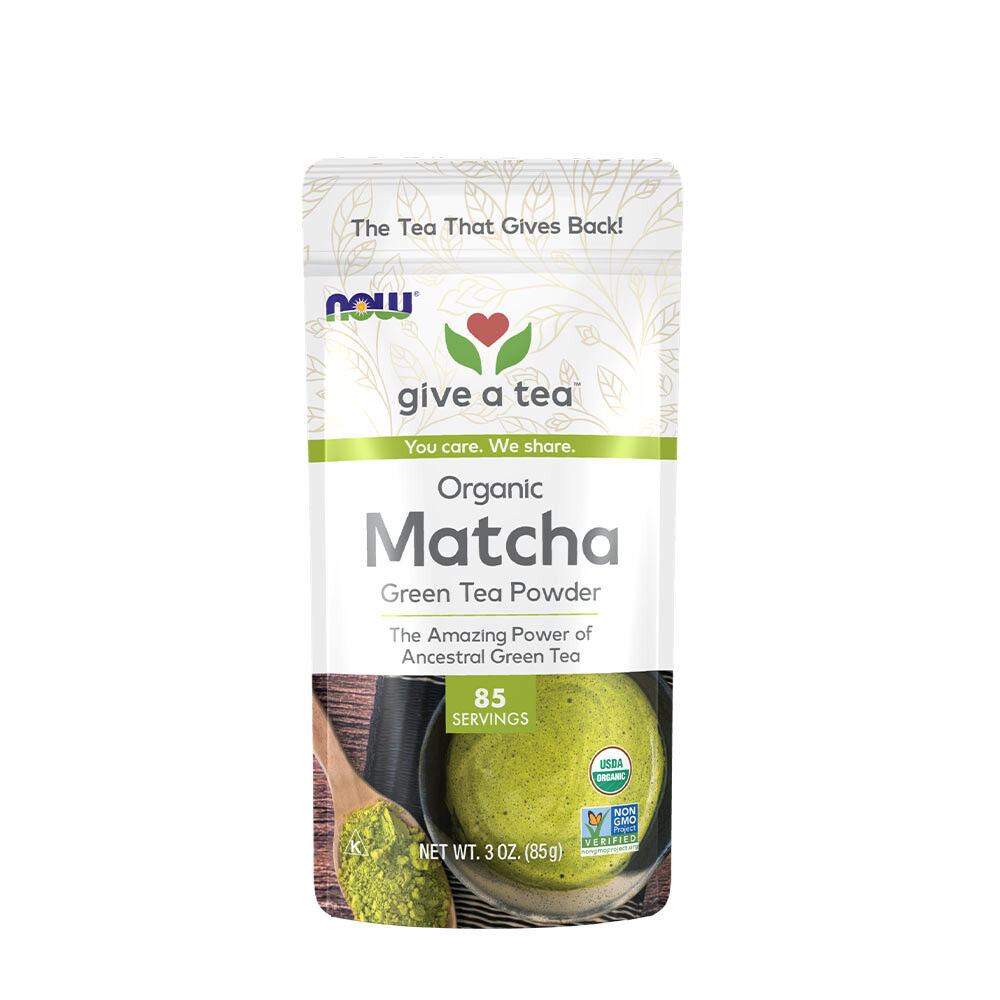 NOW Ekološki zeleni čaj Matcha v prahu (3 Oz.) – Viking Supplements