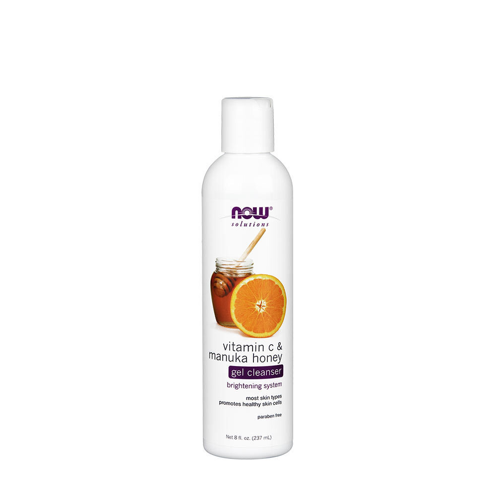 NOW Gel za čiščenje s vitaminom C in manuka medom (236 ml) - Viking Supplements