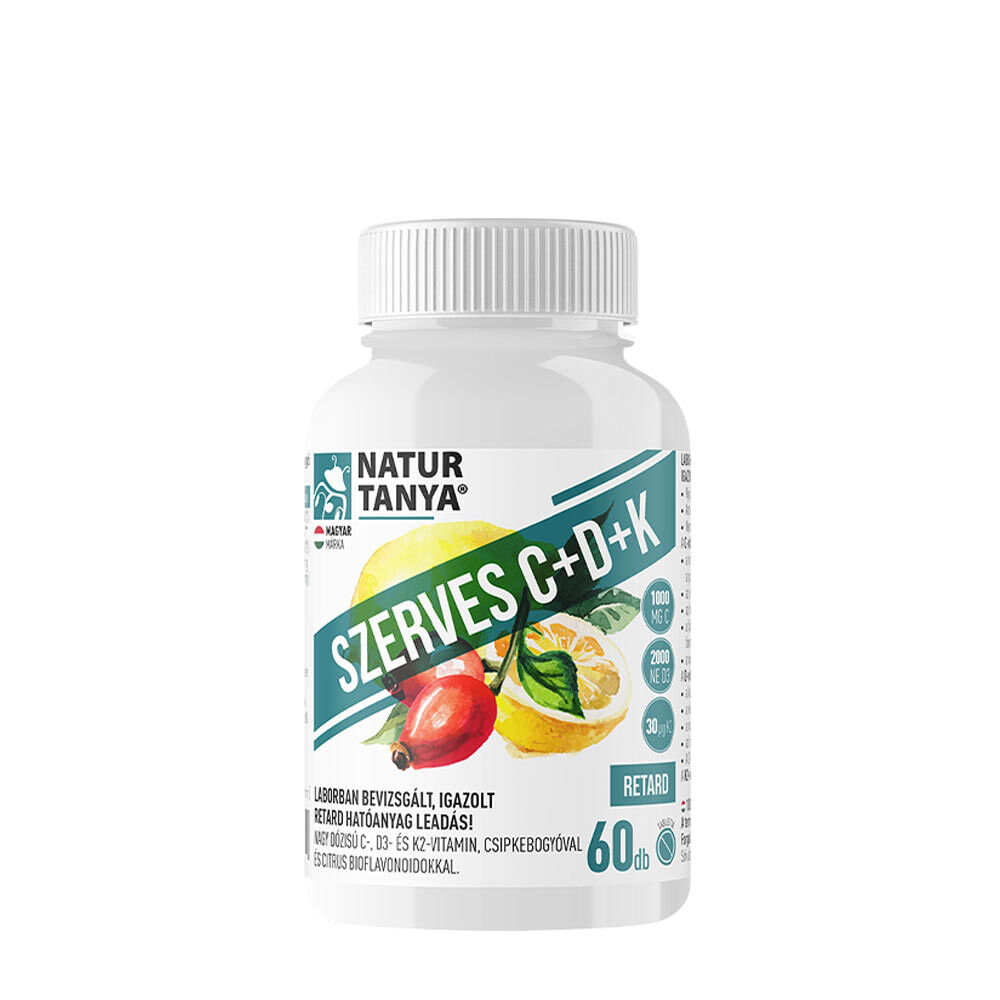 Natur Tanya Organic C+D+K (60 tablet) - Viking Supplements
