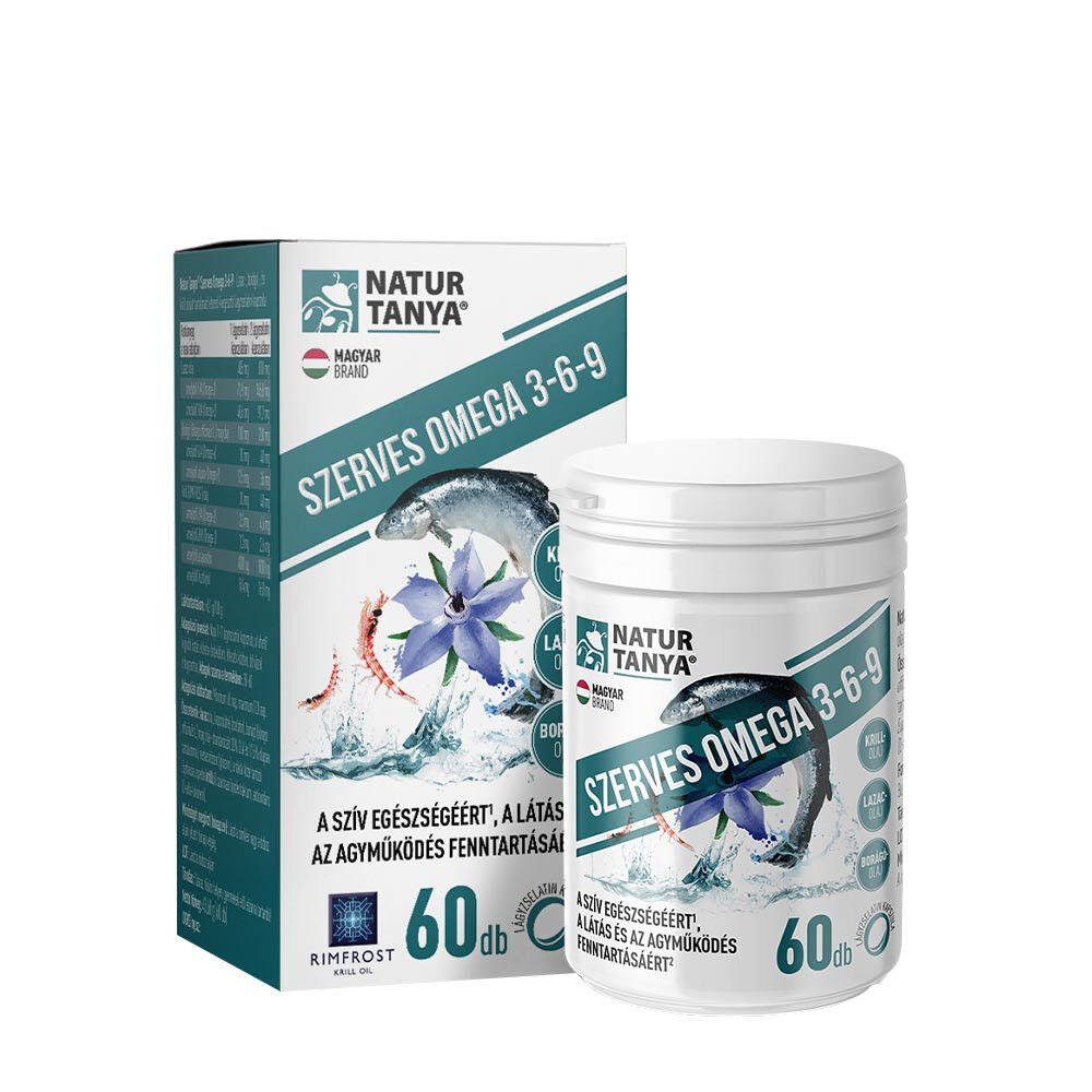 Natur Tanya Organske maščobne kisline omega 3-6-9 (60 mehkih kapsul) – Viking Supplements