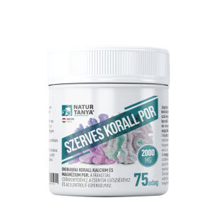 Natur Tanya Szerves Korall Por (75 odmerkov) - Viking Supplements
