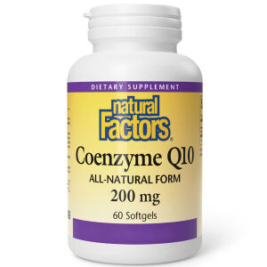 Natural Factors Koencim Q10 200 mg, 30 mehkih kapsul – Viking Supplements