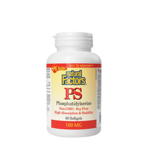 Natural Factors PS FOSFATIDILSERIN 100 MG  (60 mehkih kapsul) - Viking Supplements