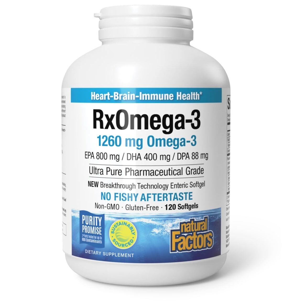 Natural Factors Rx Omega-3 Factors 120 mehkih kapsul – Viking Supplements