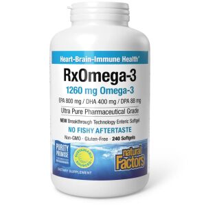 Natural Factors RxOmega-3 240 mehkih kapsul – Viking Supplements
