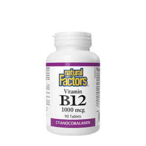 Natural Factors Vitamin B12 1000 mcg (90 tablet) - Viking Supplements