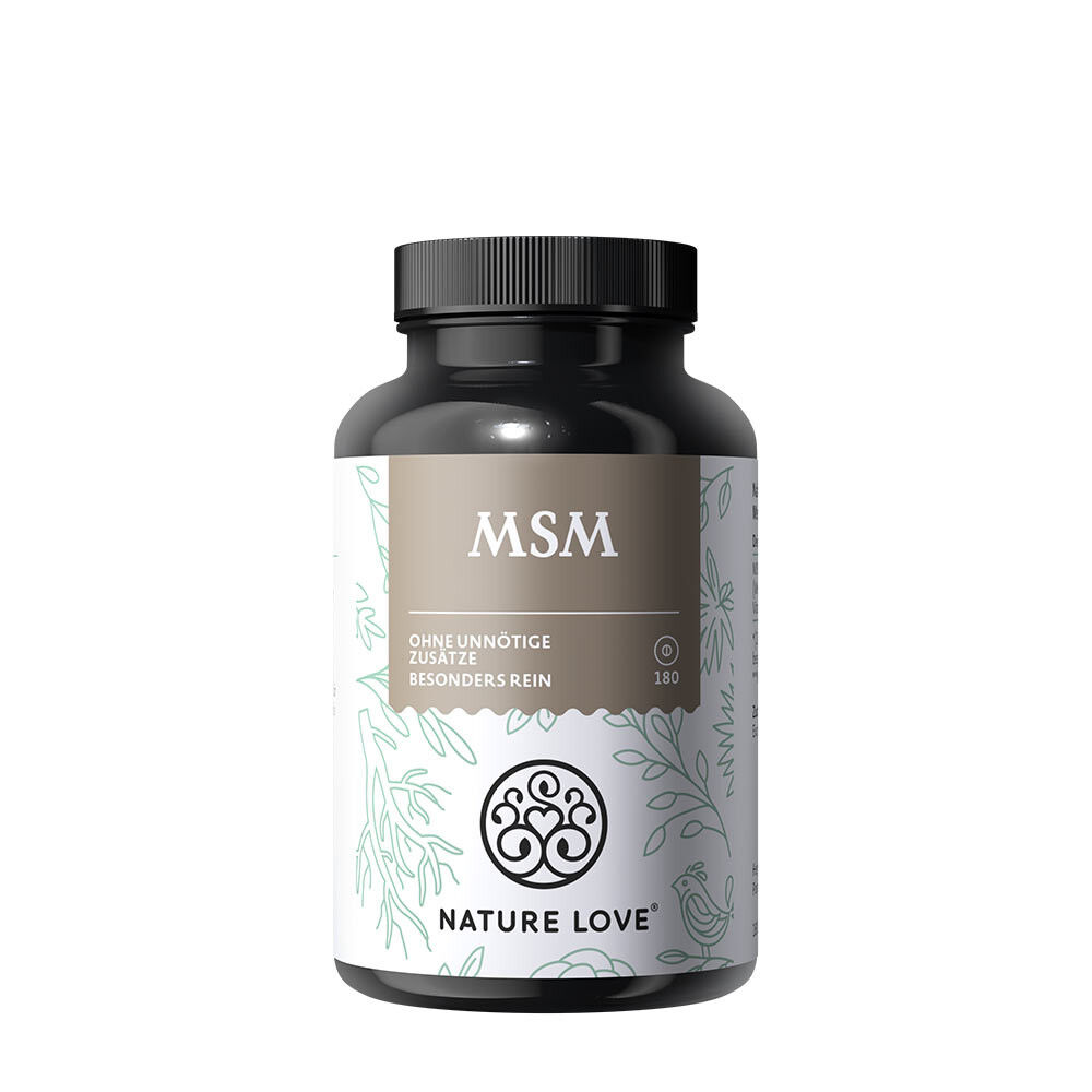 Nature Love MSM z vitaminom C (180 tablet) - Viking Supplements