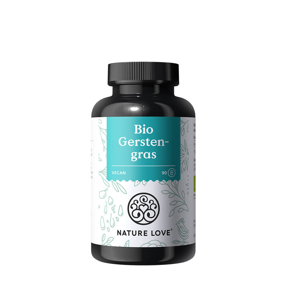 Nature Love Ekološka ječmenova trava (90 rastlinskih kapsul) - Viking Supplements