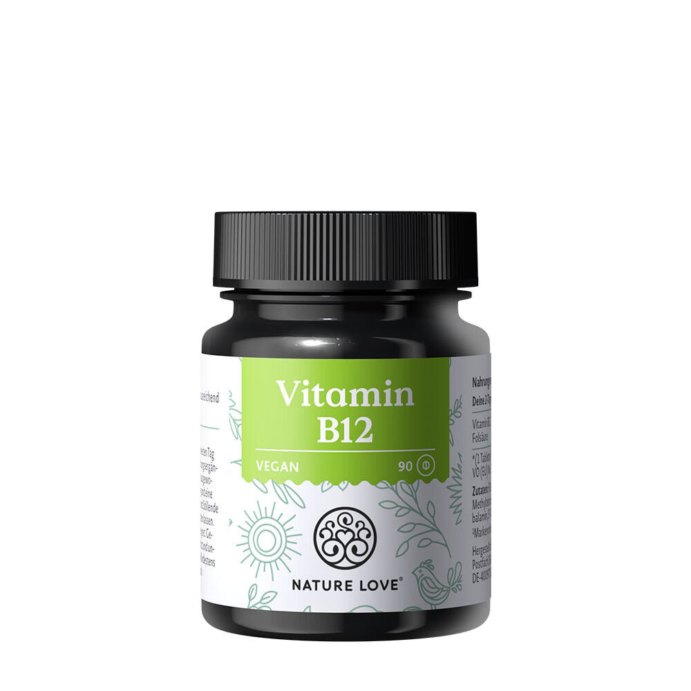 Nature Love Vitamin B12 (90 rastlinskih tablet) - Viking Supplements