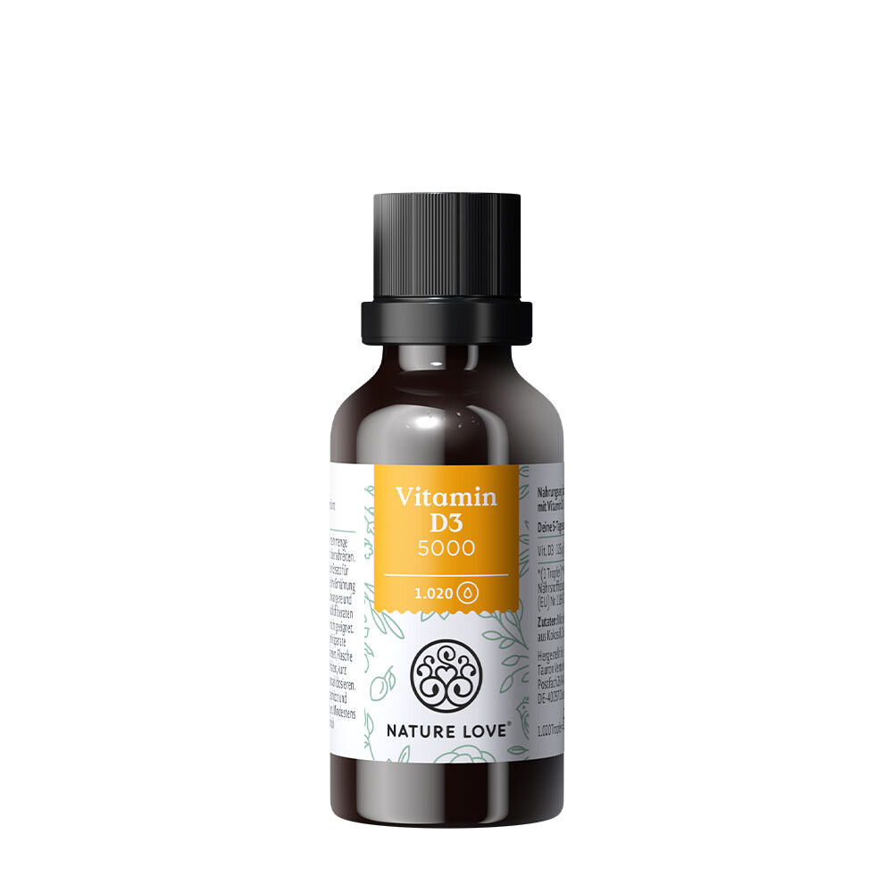Nature Love Vitamin D3 5000 IU (30 ml) - Viking Supplements