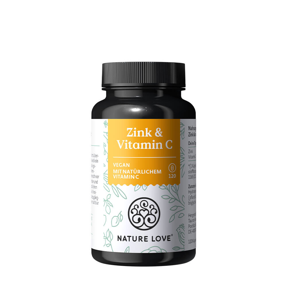 Nature Love Cink in vitamin C (120 kapsul) – Viking Supplements