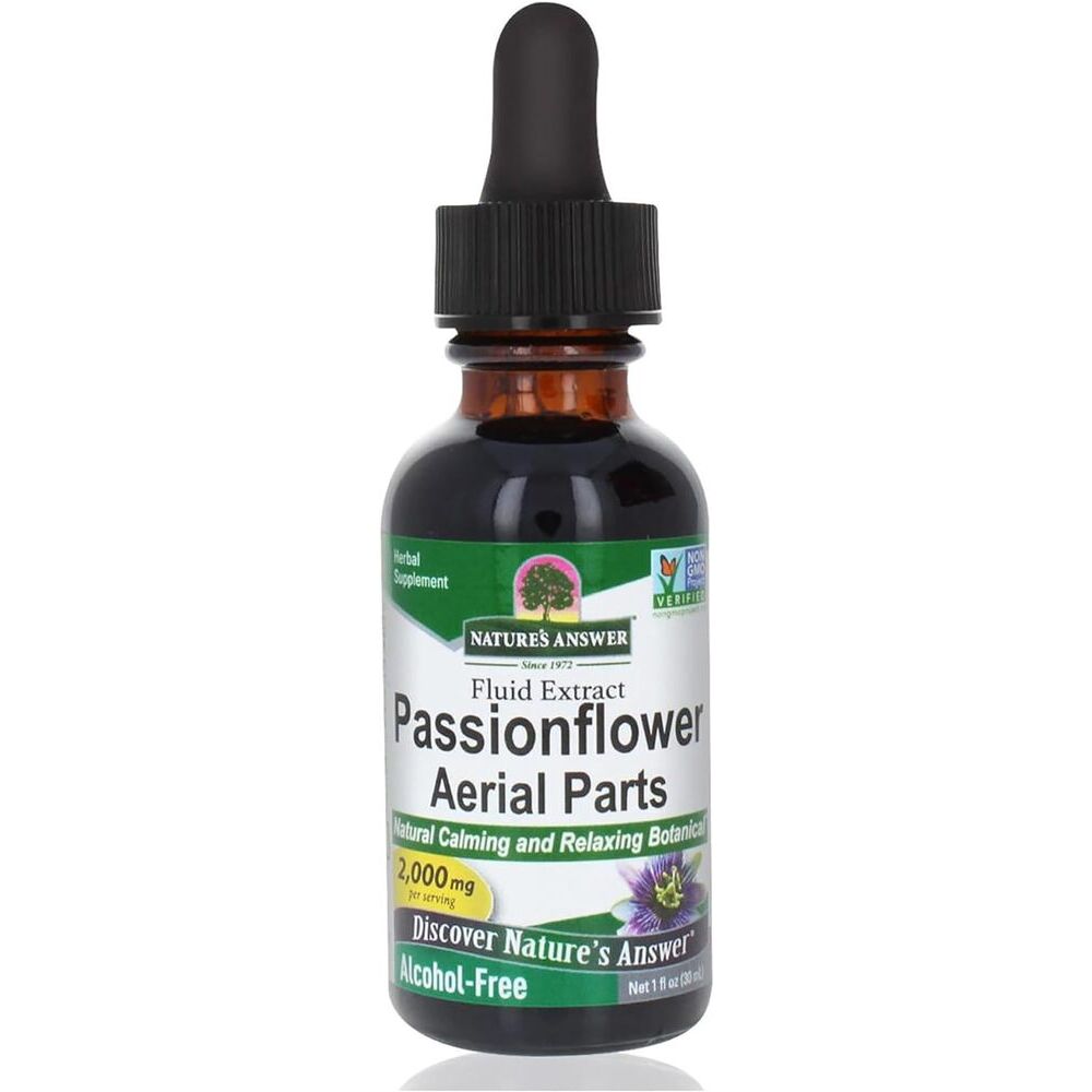Nature's Answer Izvleček pasijonke brez alkohola 2000 mg 30 ml - Viking Supplements