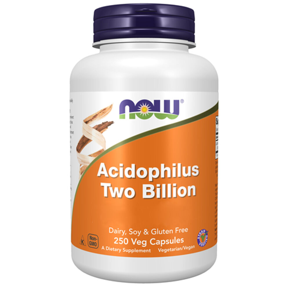 Now Foods Acidophilus Two Billion, 2,5 milijarde, 250 vegetarijanskih kapsul – Viking Supplements