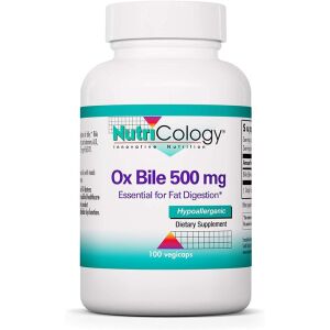 Nutricology Ox Bile 500 mg, 100 vegetarijanskih kapsul – Viking Supplements