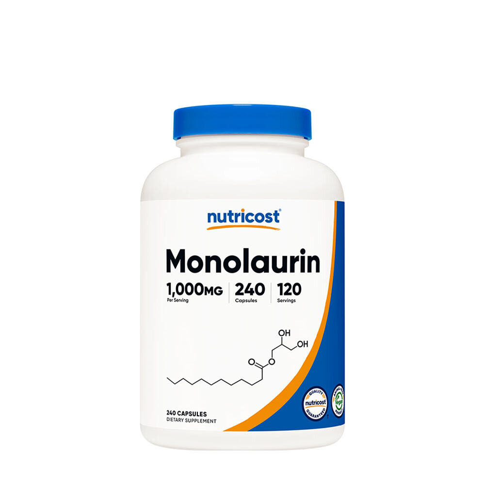 Nutricost kapsule z monolaurinom (240 kapsul) - Viking Supplements