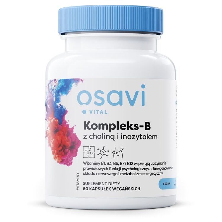 OSAVI B-kompleks s holinom in inozitolom (60 kapsul) - Viking Supplements