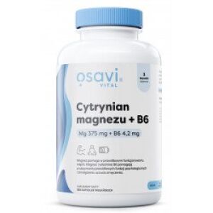 OSAVI Magnezijev citrat + B6 (180 kapsul) - Viking Supplements