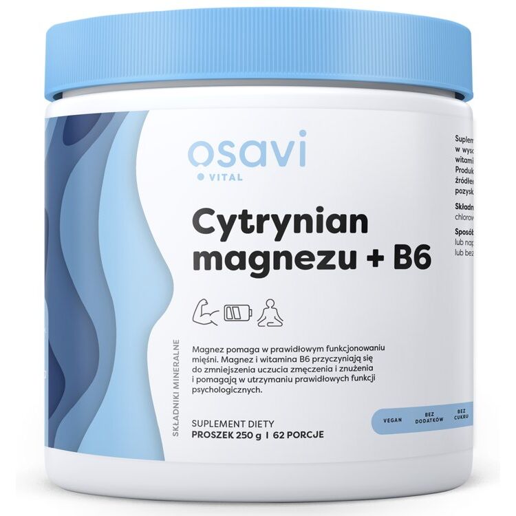 OSAVI Magnezijev citrat + B6 (250 g) - Viking Supplements