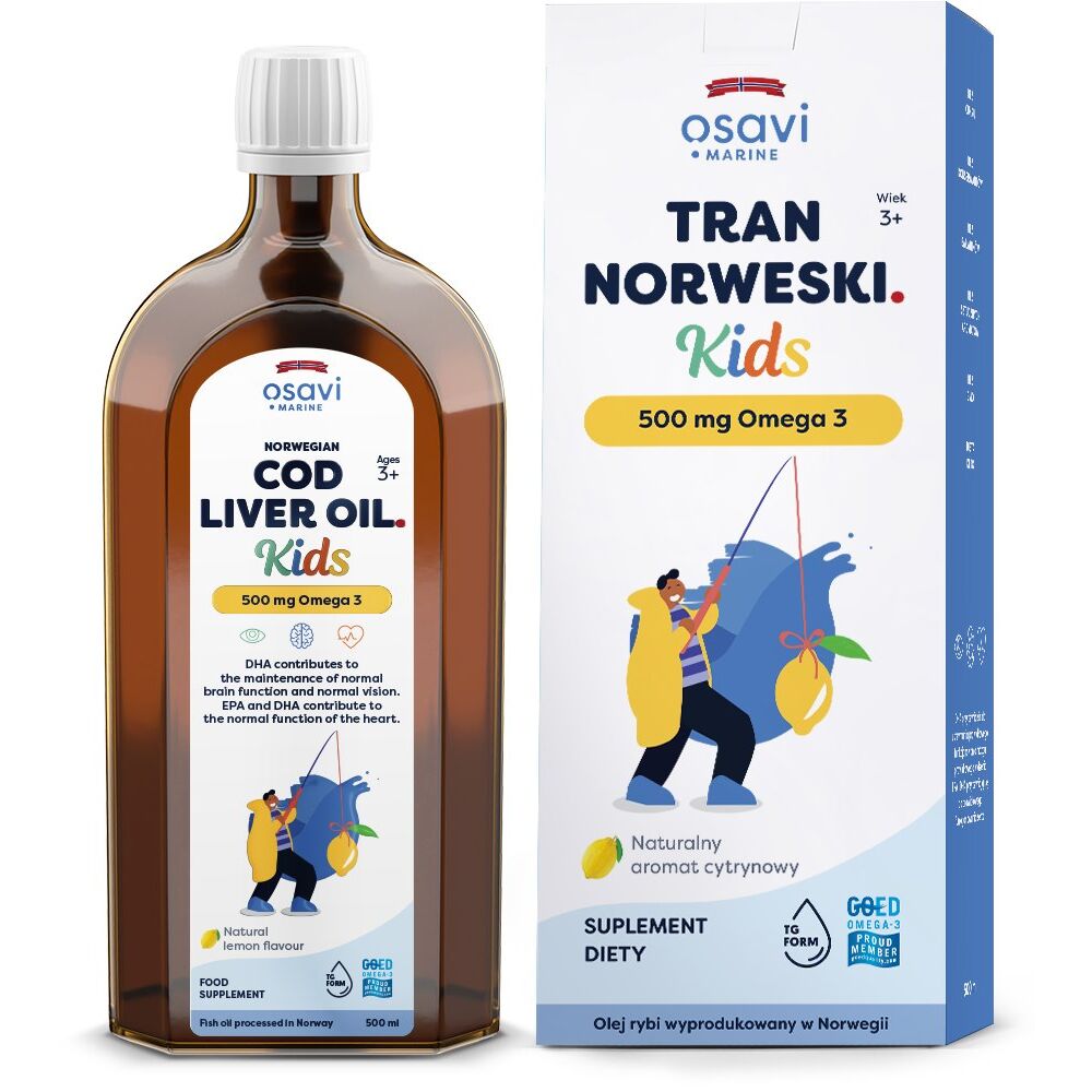 OSAVI norveško olje iz jeter trske za otroke