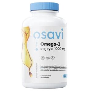 OSAVI Omega-3 ribje olje, molekularno destilirano, 1000 mg, z okusom limone (180 mehkih kapsul) - Viking Supplements