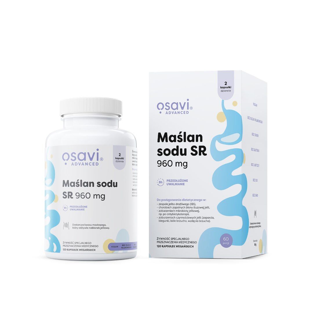OSAVI Natrijev butirat (120 kapsul) - Viking Supplements