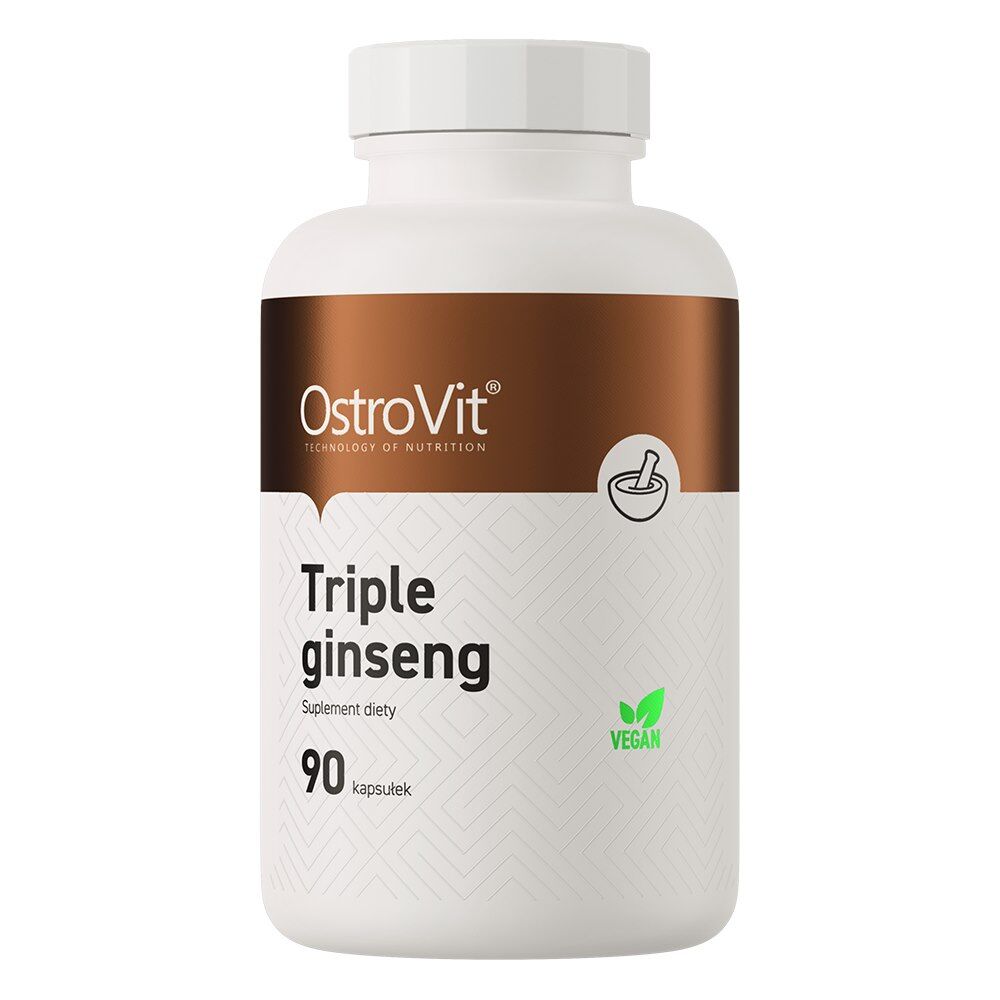 OSTROVIT Triple Ginseng VEGE (90 kapsul) - Viking Supplements
