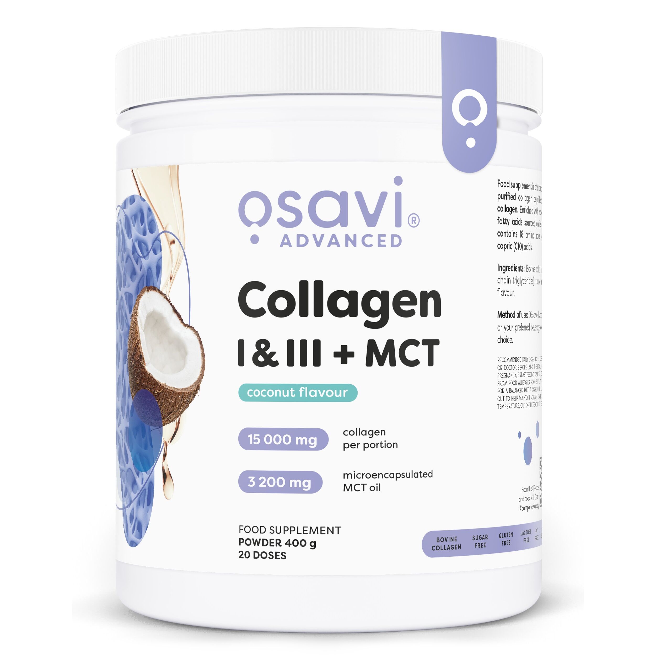 Osavi – kolagen I in III + MCT