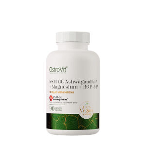Ostrovit KSM-66 Ashwagandha® + magnezij + B6 P-5-P (90 rastlinskih kapsul) - Viking Supplements